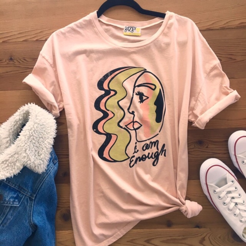 FINAL PRICE Blush I Am Enough DazeyLA Slouchy